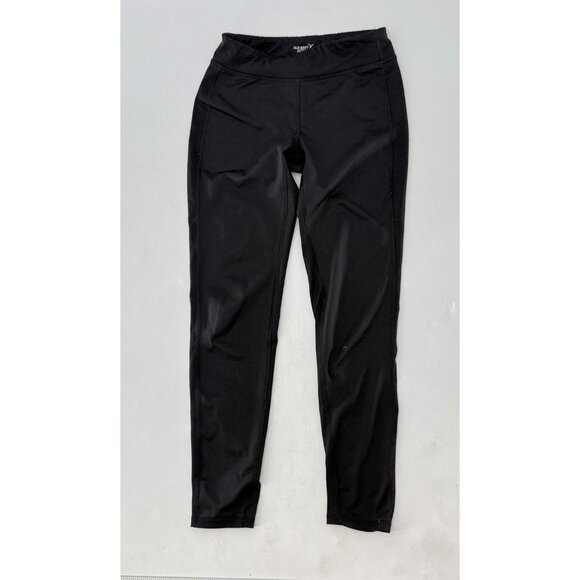 Old Navy Girl’s Black Active Leggings Size L (10-12) Stretch Pull On, See Photos - Picture 1 of 6